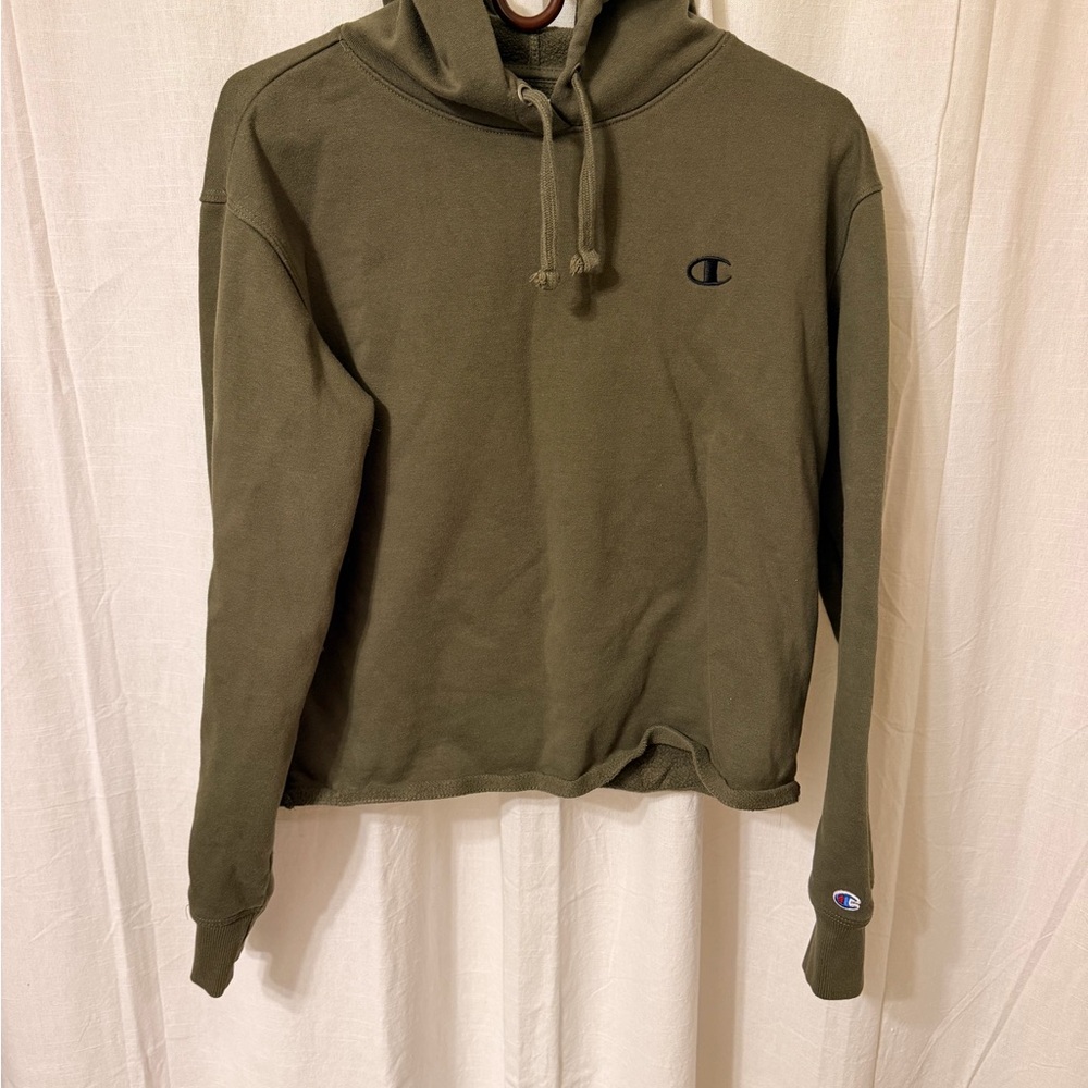 Champion Olive Green Pullover Hoodie